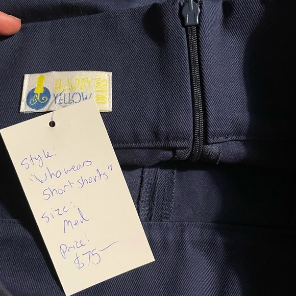 “Who wears short shorts” denim 6 button shorts - Picture 5 of 5